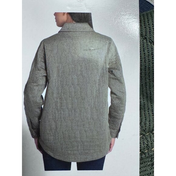 Tachs Girlfriend Quilted Jacket Womens XL Green Coat X-Large - Picture 8 of 11